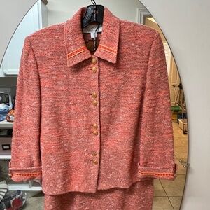 St. John  Collection  Blazer and skirt suit
